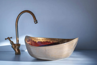 Gold Feather Sink