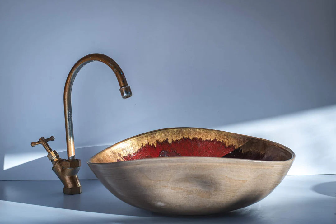 Gold Feather Sink